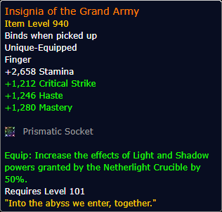 New Legendary: Insignia of the Grand Army